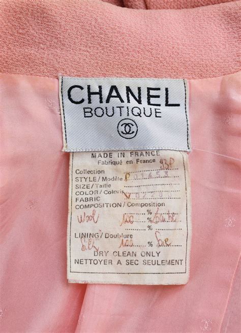 chanel light pink jacket